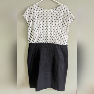Alyx Polka Dot Pencil Skirt Dress